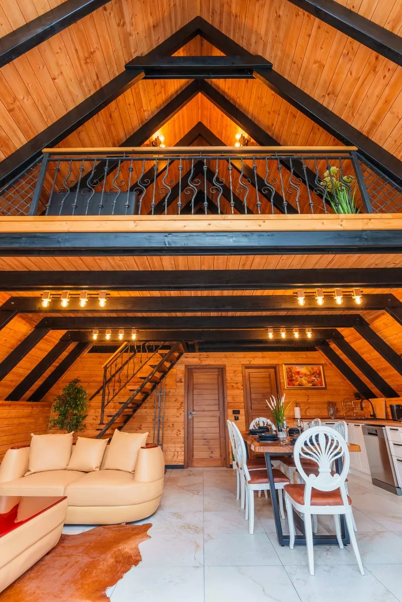 Алпийска вила в къмпинг „Between the Mountains“