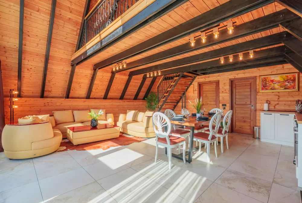 Алпийска вила в къмпинг „Between the Mountains“