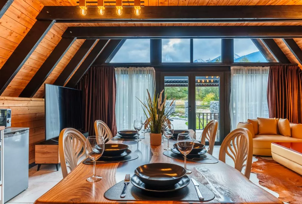 Алпийска вила в къмпинг „Between the Mountains“